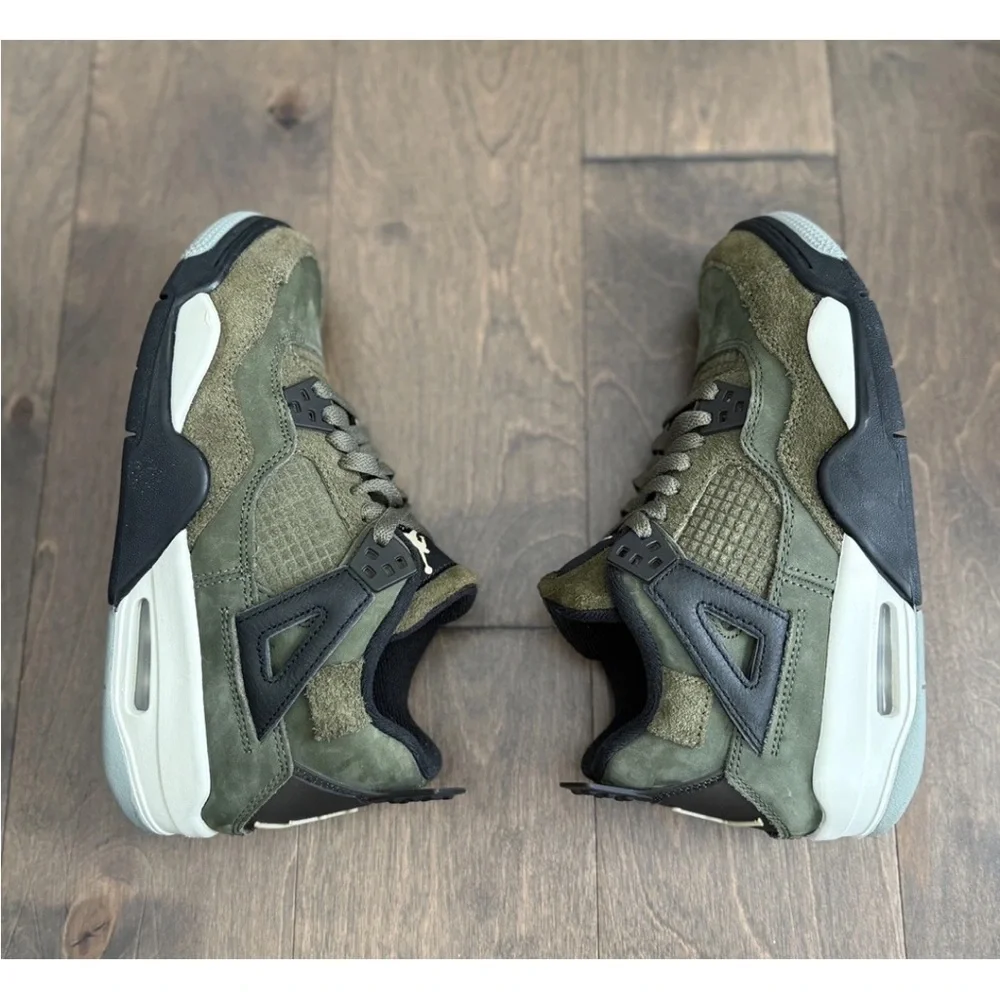 Nike Air Jordan 4 Retro Special Edition Craft Olive Size 6Y/ Womens 7.5 Sneakers